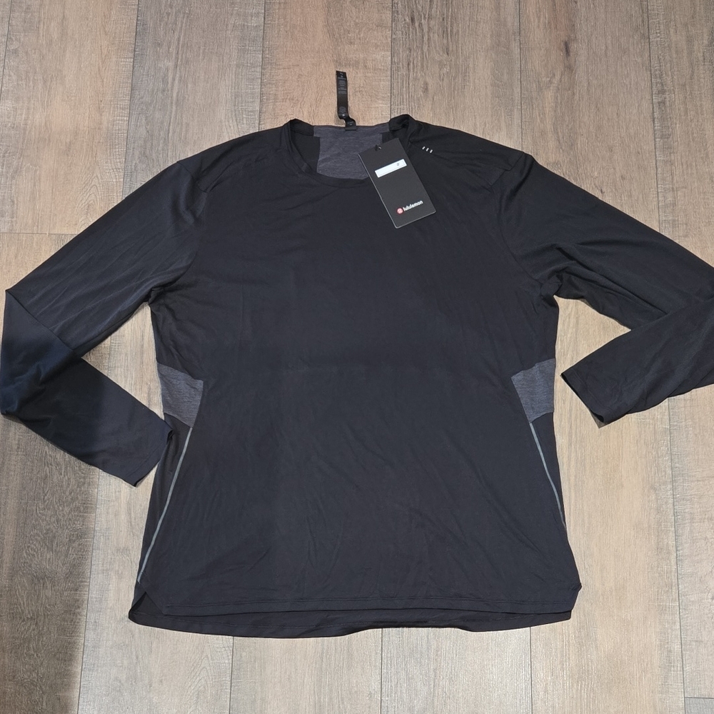 Lululemon Fast And Free Lond Sleeve Men's Shirt